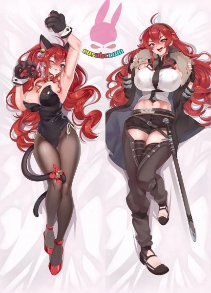 画像1: cosabc  等身抱き枕カバー 無職転生 エリス・ボレアス・グレイラット【同人】等身大 抱き枕カバー 2wayトリコット 160×50cm 高品質 セクシー美女 (1)