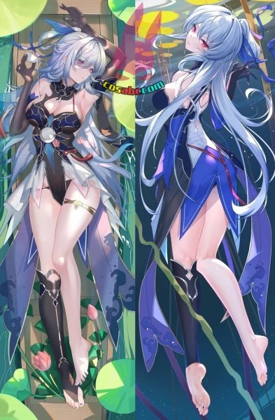 画像1: cosabc  等身抱き枕カバー 崩壊 スターレイル 鏡流 ケイリュウ【同人】等身大 抱き枕カバー 2wayトリコット 160×50cm 高品質 セクシー美女 (1)