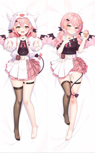 画像1: cosabc  等身抱き枕カバー vtuber 早稻叽【同人】等身大 抱き枕カバー 2wayトリコット 160×50cm 高品質 セクシー美女 (1)