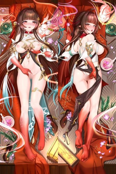 画像1: cosabc  等身抱き枕カバー 崩壊 スターレイル 霊砂 レイサ【同人】等身大 抱き枕カバー 2wayトリコット 160×50cm 高品質 セクシー美女 (1)