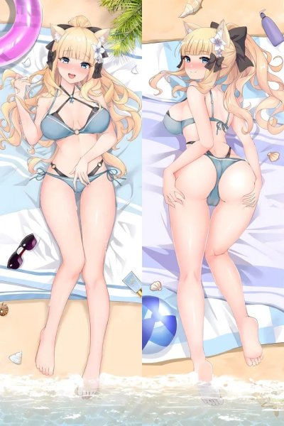 画像1: cosabc  等身抱き枕カバー プリンセスコネクト 佐々木咲恋 ささき されん【同人】等身大 抱き枕カバー 2wayトリコット 160×50cm 高品質 セクシー美女 (1)