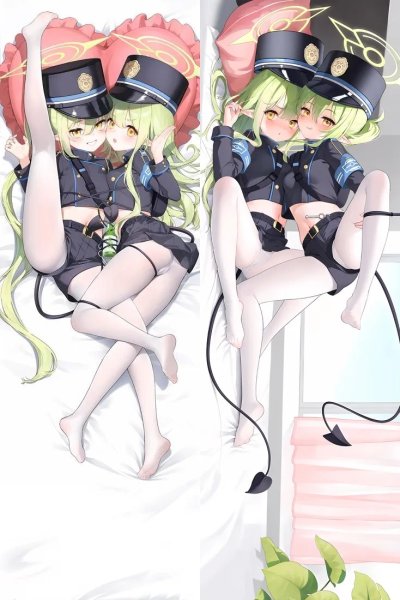 画像1: cosabc  等身抱き枕カバー ブルーアーカイブ 橘ヒカリ 橘ノゾミ【同人】等身大 抱き枕カバー 2wayトリコット 160×50cm 高品質 セクシー美女 (1)