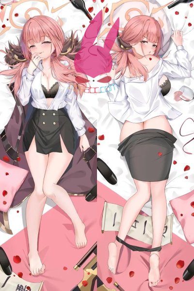 画像1: cosabc  等身抱き枕カバー ブルーアーカイブ 陸八魔アル【同人】等身大 抱き枕カバー 2wayトリコット 160×50cm 高品質 セクシー美女 (1)