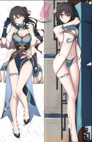 画像1: cosabc  等身抱き枕カバー 崩壊 スターレイル ルアン メェイ【同人】等身大 抱き枕カバー 2wayトリコット 160×50cm 高品質 セクシー美女 (1)