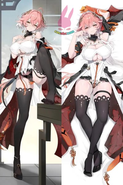 画像1: cosabc  等身抱き枕カバー 鳴潮 めいちょう 長離 ちょうり【同人】等身大 抱き枕カバー 2wayトリコット 160×50cm 高品質 セクシー美女 (1)