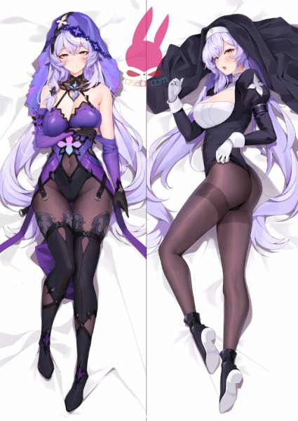 画像1: cosabc  等身抱き枕カバー 崩壊 スターレイル ブラックスワン【同人】等身大 抱き枕カバー 2wayトリコット 160×50cm 高品質 セクシー美女 (1)