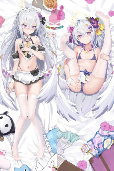 画像1: cosabc  等身抱き枕カバー　ブルーアーカイブ 白洲アズサ【同人】等身大 抱き枕カバー 2wayトリコット 160×50cm 高品質 セクシー美女 (1)