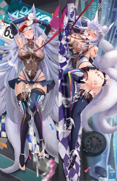 画像1: cosabc  等身抱き枕カバー  アズールレーン 信濃 しなの【同人】等身大 抱き枕カバー 2wayトリコット 160×50cm 高品質 セクシー美女 (1)