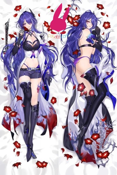 画像1: cosabc  等身抱き枕カバー 崩壊 スターレイル 雷電忘川守芽衣【同人】等身大 抱き枕カバー 2wayトリコット 160×50cm 高品質 セクシー美女 (1)