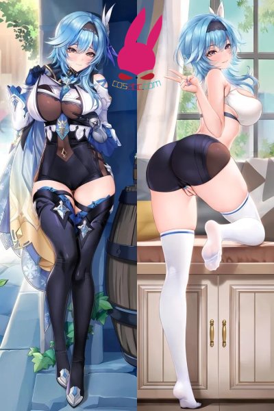 画像1: cosabc  等身抱き枕カバー 原神 げんしん エウルア・ローレンス【同人】等身大 抱き枕カバー 2wayトリコット 160×50cm 高品質 セクシー美女 (1)