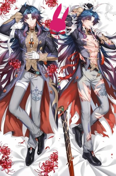 画像1: cosabc  等身抱き枕カバー 崩壊 スターレイル 刃 じん【同人】等身大 抱き枕カバー 2wayトリコット 160×50cm 高品質 セクシー美女 (1)