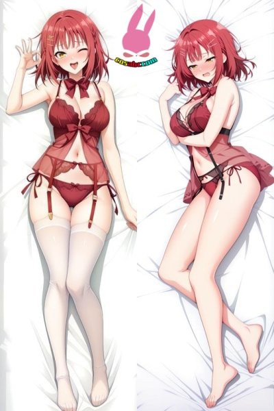 画像1: cosabc  等身抱き枕カバー　二見原莉々子  【同人】等身大 抱き枕カバー 2wayトリコット 160×50cm 高品質 セクシー美女 (1)