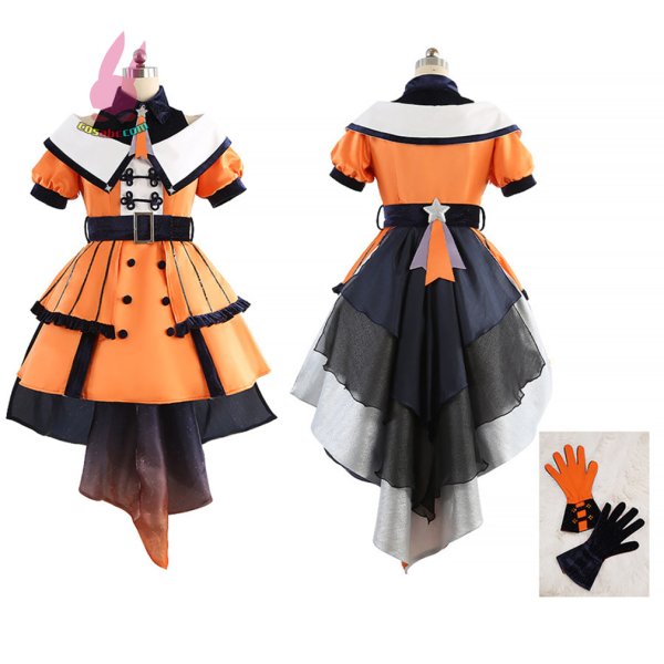 画像1: cosabc LoveLive!SuperStar!!星团Liella!澁谷かのん　唐可可 風 コスプレ衣装 イベント 演出服 二次会 コスチューム パーティー ハロウィン (1)