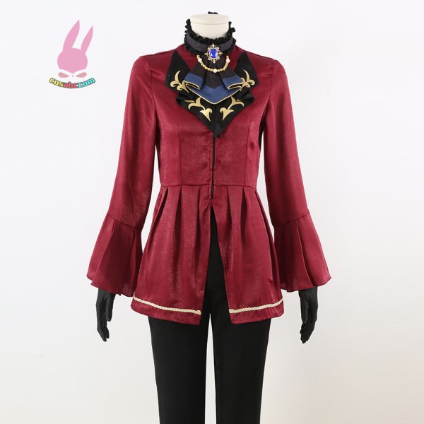 画像5: cosabc あんさんぶるスターズ knights 朱桜司風 コスプレ衣装 イベント 演出服 二次会 コスチューム パーティー ハロウィン (5)