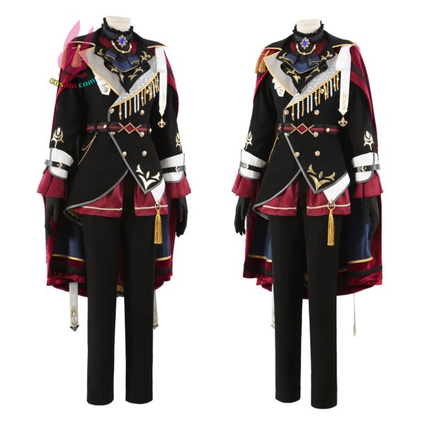 画像2: cosabc あんさんぶるスターズ knights 朱桜司風 コスプレ衣装 イベント 演出服 二次会 コスチューム パーティー ハロウィン (2)