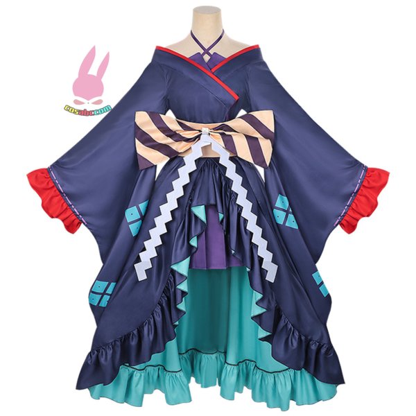 画像1: cosabc超かぐや姫！月見 ヤチヨ風 コスプレ衣装 イベント 演出服 二次会 コスチューム パーティー ハロウィン (1)