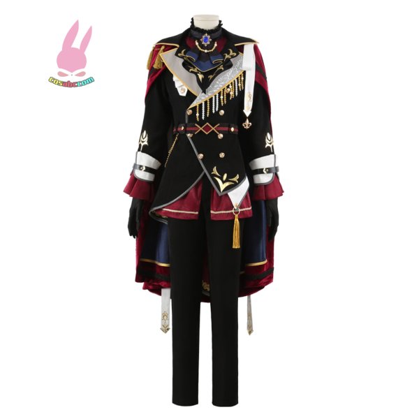 画像4: cosabc あんさんぶるスターズ knights 朱桜司風 コスプレ衣装 イベント 演出服 二次会 コスチューム パーティー ハロウィン (4)