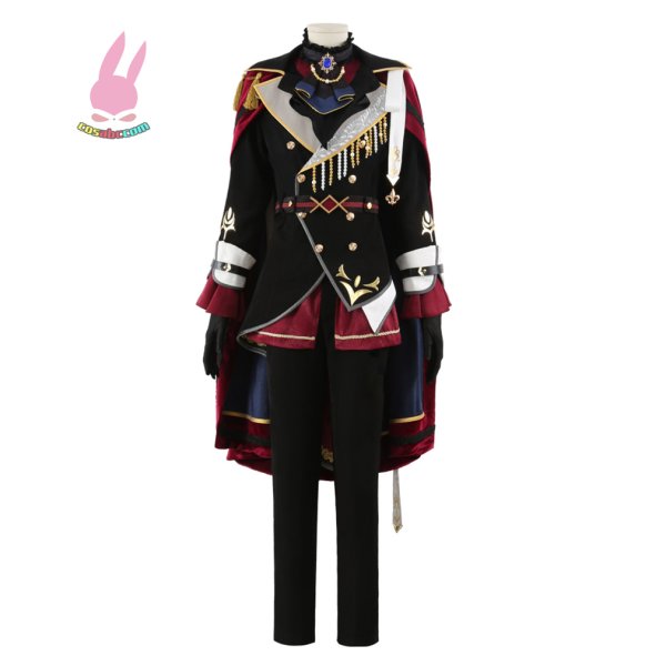 画像3: cosabc あんさんぶるスターズ knights 朱桜司風 コスプレ衣装 イベント 演出服 二次会 コスチューム パーティー ハロウィン (3)
