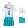 画像2: cosabc超かぐや姫！酒寄彩葉 JK制服風 コスプレ衣装 イベント 演出服 二次会 コスチューム パーティー ハロウィン (2)