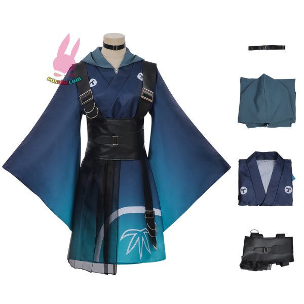 画像2: cosabc超かぐや姫！酒寄彩葉風 コスプレ衣装 イベント 演出服 二次会 コスチューム パーティー ハロウィン (2)
