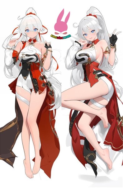 画像1: cosabc  等身抱き枕カバー　崩壊3rd   キアナ・カスラナ【同人】等身大 抱き枕カバー 2wayトリコット 160×50cm 高品質 セクシー美女 (1)