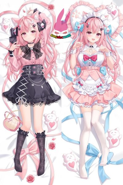画像1: cosabc  等身抱き枕カバー　vtuber  結城さくな ゆうき さくら【同人】等身大 抱き枕カバー 2wayトリコット 160×50cm 高品質 セクシー美女 (1)
