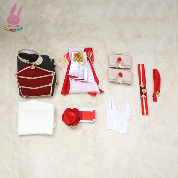 画像4: cosabc ウマ娘 プリティーダービー ローズキングダム風 コスプレ衣装 イベント 演出服 二次会 コスチューム パーティー ハロウィン (4)