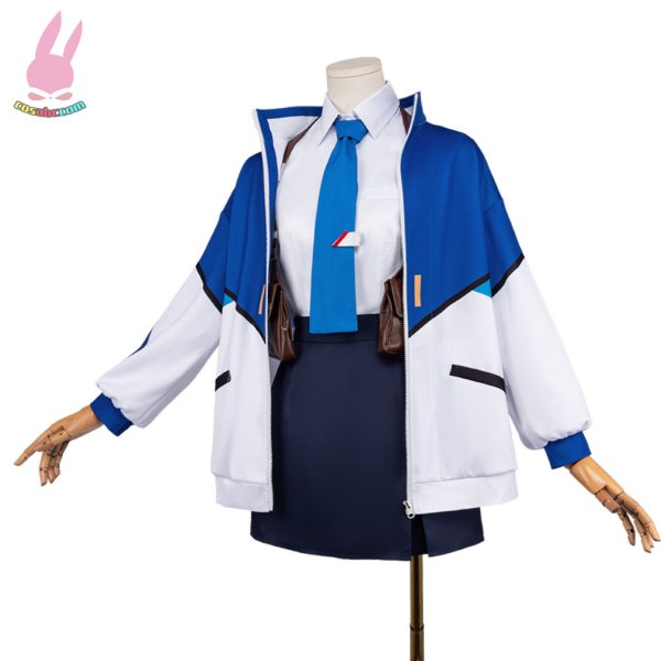 画像2: cosabc魔法少女リリカルなのはシリーズ 高町 なのは風 コスプレ衣装 イベント 演出服 二次会 コスチューム パーティー ハロウィン (2)