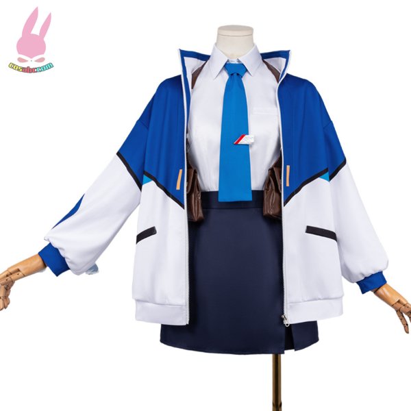 画像1: cosabc魔法少女リリカルなのはシリーズ 高町 なのは風 コスプレ衣装 イベント 演出服 二次会 コスチューム パーティー ハロウィン (1)