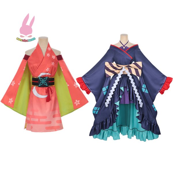 画像3: cosabc超かぐや姫！　かぐや　月見ヤチヨ風 コスプレ衣装 イベント 演出服 二次会 コスチューム パーティー ハロウィン (3)