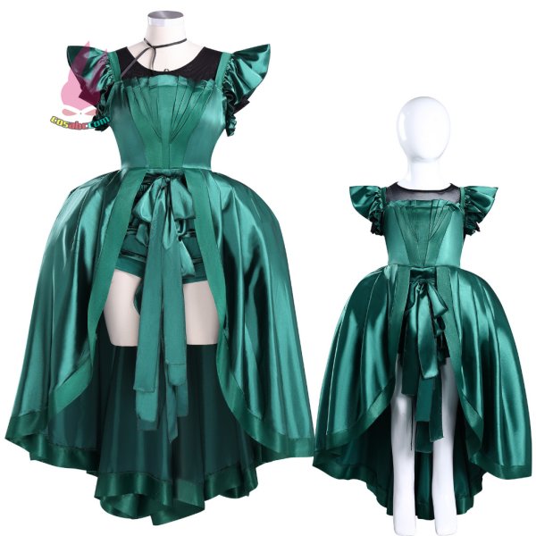 画像3: cosabcウェンズデー イーニッド風 コスプレ衣装 イベント 演出服 二次会 コスチューム パーティー ハロウィン (3)