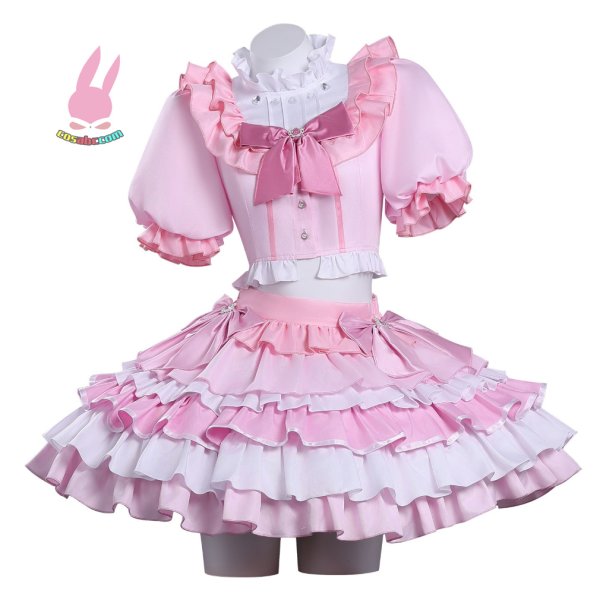 画像2: cosabc 魔法少女まどか マギカ風 コスプレ衣装 イベント 演出服 二次会 コスチューム パーティー ハロウィン (2)