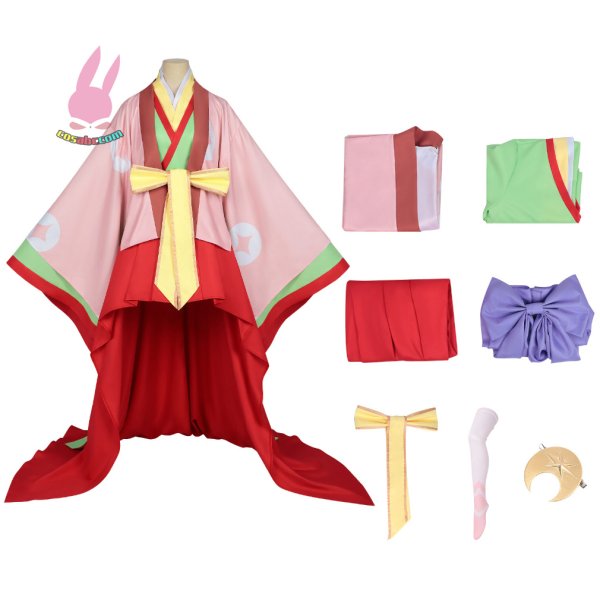 画像1: cosabc超かぐや姫！　かぐや　舞台服風 コスプレ衣装 イベント 演出服 二次会 コスチューム パーティー ハロウィン (1)