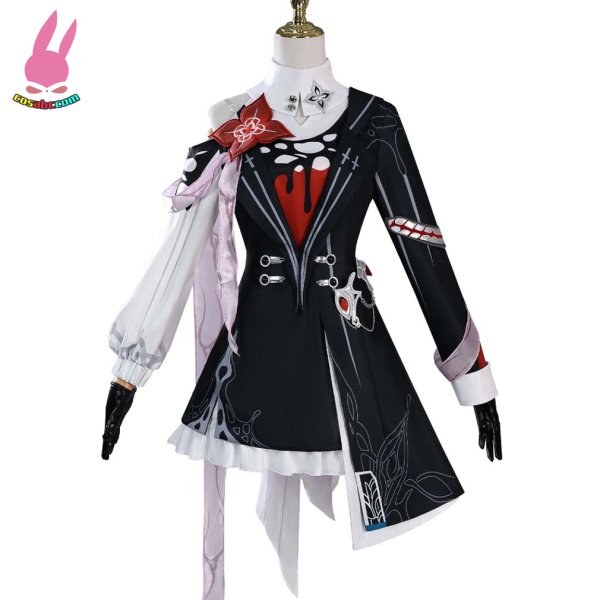 画像2: cosabc 崩壊:スターレイル 長夜月 衣装 イベント 演出服 二次会 コスチューム パーティー ハロウィン (2)
