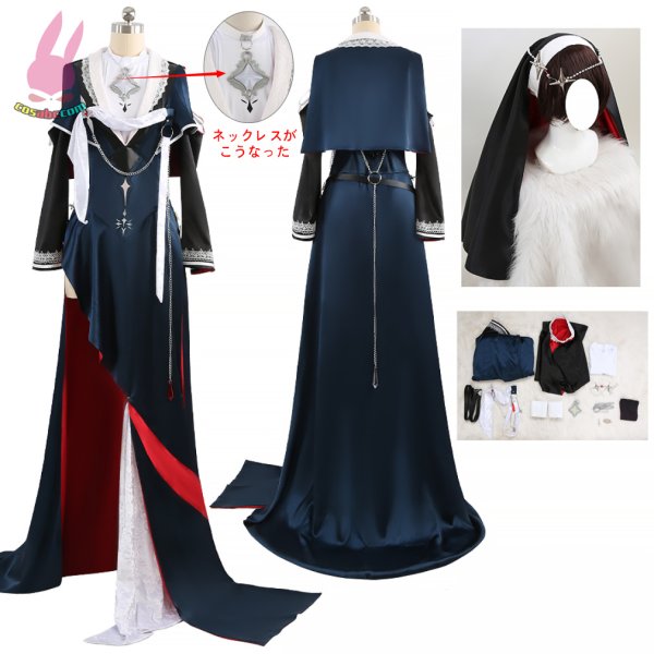 画像1: cosabcNU: カーニバル 新世界狂歡　 布儡 翦咒銀芒風 コスプレ衣装 イベント 演出服 二次会 コスチューム パーティー ハロウィン (1)