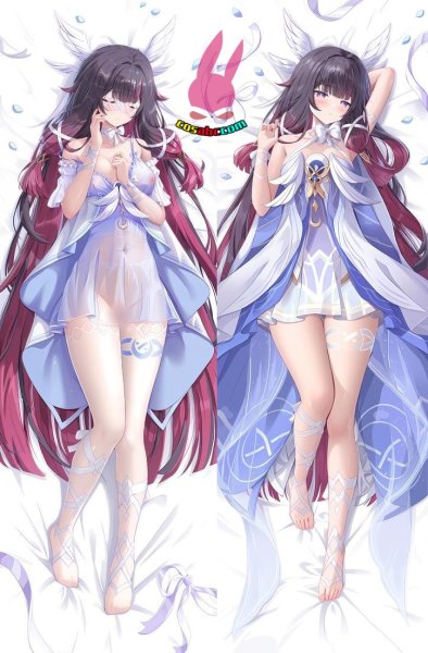 画像1: cosabc  等身抱き枕カバー　原神 げんしん  コロンビーナ・ハイポセレニア【同人】等身大 抱き枕カバー 2wayトリコット 160×50cm 高品質 セクシー美女 (1)