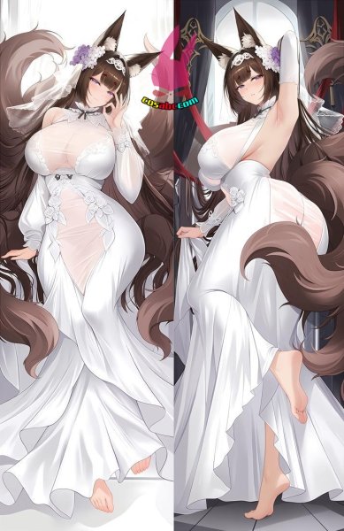 画像1: cosabc  等身抱き枕カバー　アズールレーン  天城    あまぎ【同人】等身大 抱き枕カバー 2wayトリコット 160×50cm 高品質 セクシー美女 (1)