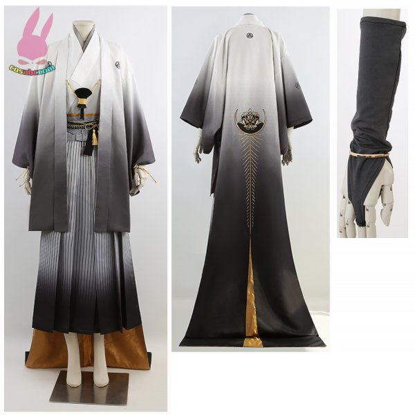 画像1: cosabcサイレントヒルf 狐面の男 常喜寿幸 つねよし ことゆき 着物風 コスプレ衣装 イベント 演出服 二次会 コスチューム パーティー ハロウィン (1)