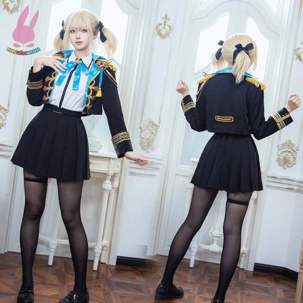 画像1: cosabcプロジェクトセカイ カラフルステージ!feat.白石杏 小豆沢こはね風 コスプレ衣装 イベント 演出服 二次会 コスチューム パーティー ハロウィン (1)