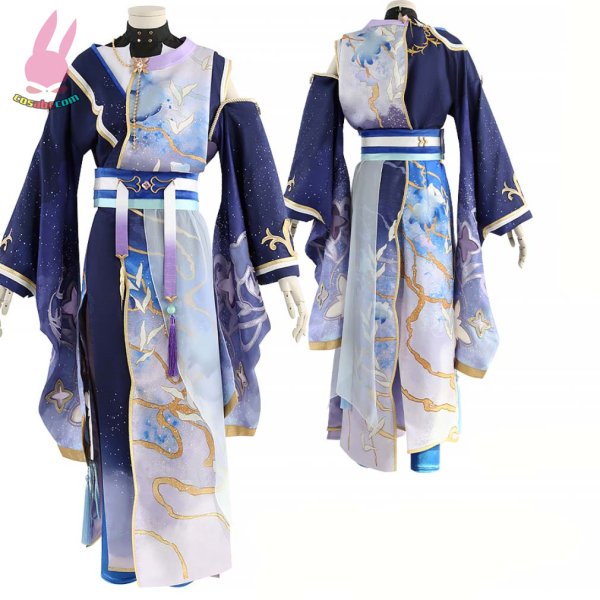 画像4: cosabcあんさんぶるスターズ!!　　あんスタ 瑠璃茉莉 ルリマツリ　深海奏汰 しんかいかなた  礼瀬マヨイ風 コスプレ衣装 イベント 演出服 二次会 コスチューム パーティー ハロウィン (4)