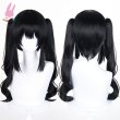 画像1: cosabc魔法少女ノ魔女裁判　黒部ナノカ風 コスプレウィッグ かつら コスチューム イベント 変装 仮装 パーティー ハロウィン (1)