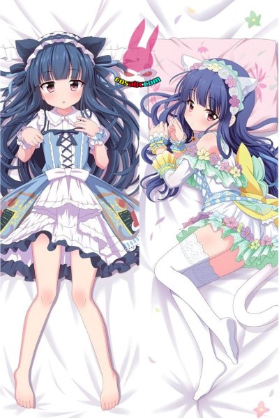 画像1: cosabc  等身抱き枕カバー　アイドルマスター  佐城 雪美     さじょうゆきみ【同人】等身大 抱き枕カバー 2wayトリコット 160×50cm 高品質 セクシー美女 (1)