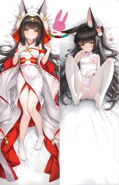 画像1: cosabc  等身抱き枕カバー　アズールレーン  長門    ながと【同人】等身大 抱き枕カバー 2wayトリコット 160×50cm 高品質 セクシー美女 (1)