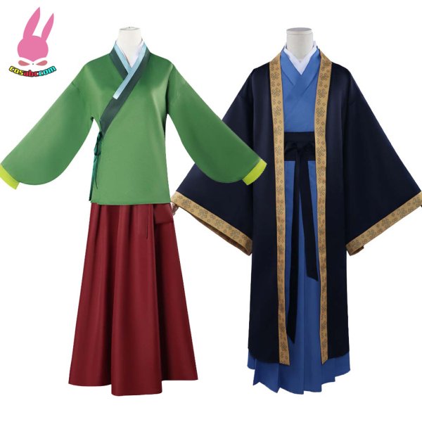 画像1: cosabc薬屋のひとりごと　 マオマオ ジンシ風 コスプレ衣装 イベント 演出服 二次会 コスチューム パーティー ハロウィン (1)