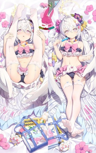 画像1: cosabc  等身抱き枕カバー　ブルーアーカイブ  白洲アズサ  しらすあずさ【同人】等身大 抱き枕カバー 2wayトリコット 160×50cm 高品質 セクシー美女 (1)
