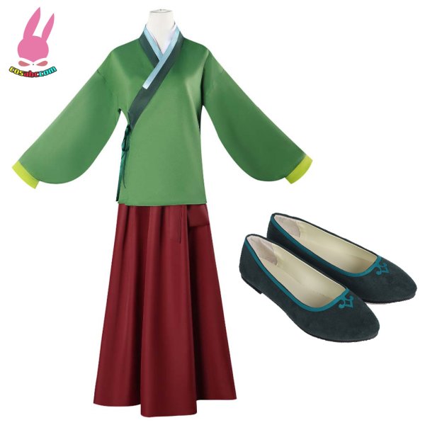 画像2: cosabc薬屋のひとりごと　 マオマオ ジンシ風 コスプレ衣装 イベント 演出服 二次会 コスチューム パーティー ハロウィン (2)