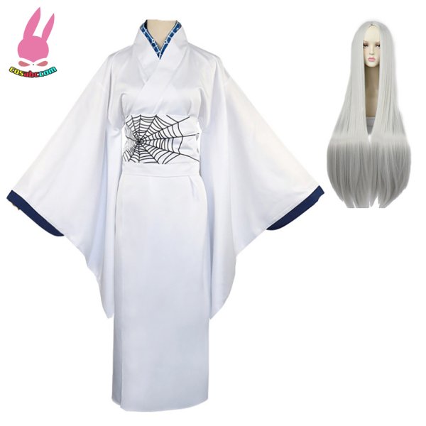 画像8: cosabc鬼滅の刃 十二鬼月 蜘蛛累くも るい 風 コスプレ衣装 イベント 演出服 二次会 コスチューム パーティー ハロウィン (8)