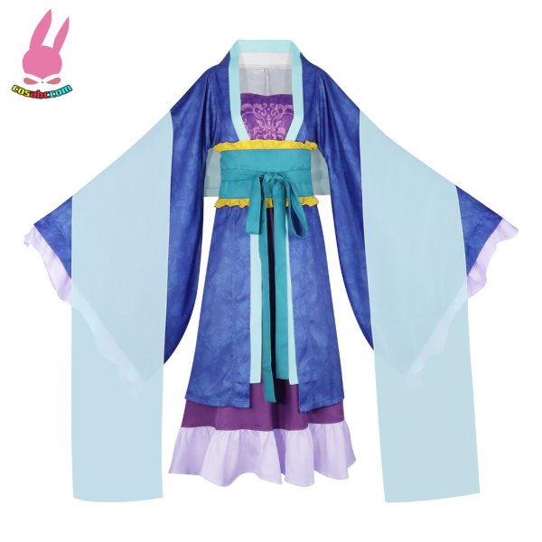 画像1: cosabc薬屋のひとりごと 梨王妃風 コスプレ衣装 イベント 演出服 二次会 コスチューム パーティー ハロウィン (1)