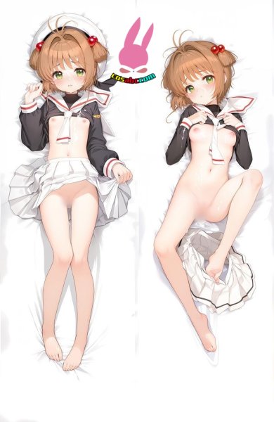 画像1: cosabc  等身抱き枕カバー　カードキャプターさくら  木之本桜　きのもと さくら【同人】等身大 抱き枕カバー 2wayトリコット 160×50cm 高品質 セクシー美女 (1)
