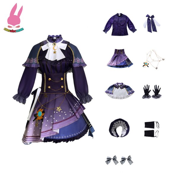 画像8: cosabcプロジェクトセカイ カラフルステージ!　暁山瑞希 あきやまみずき　風 コスプレ衣装 イベント 演出服 二次会 コスチューム パーティー ハロウィン (8)